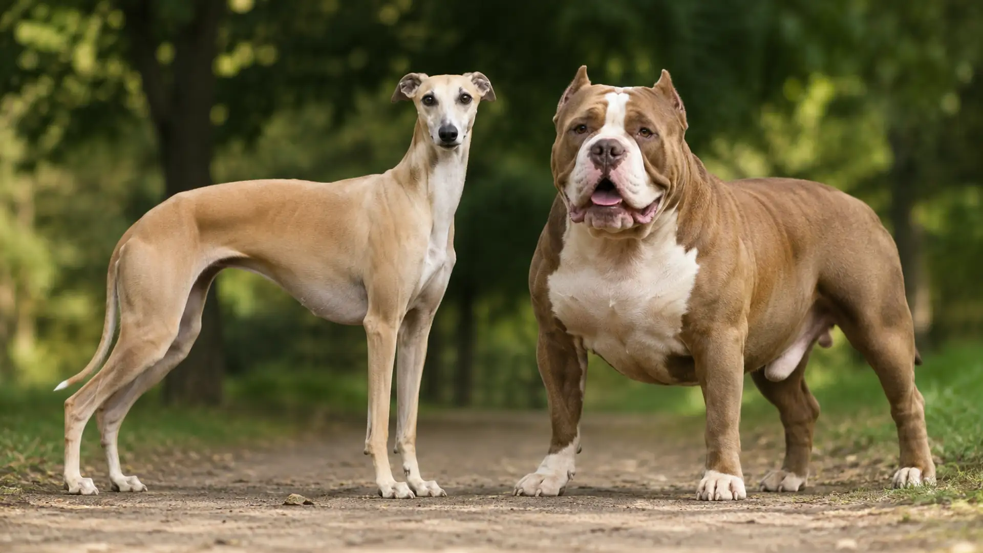 Cani della stessa altezza ma di peso diversissimo — il ruolo delle proporzioni